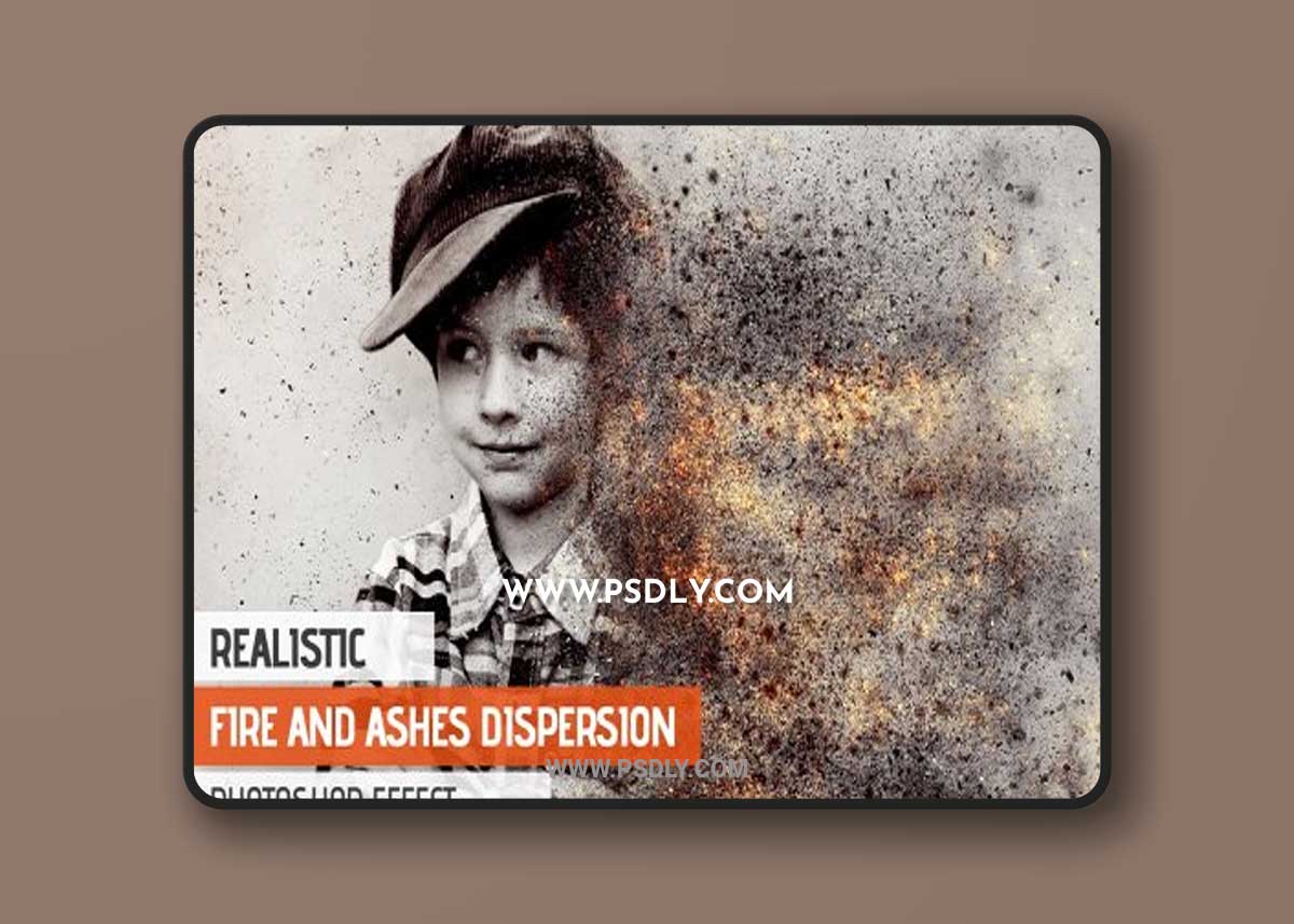 CreativeMarket - Fire and Ashes Photoshop Effect 7141193