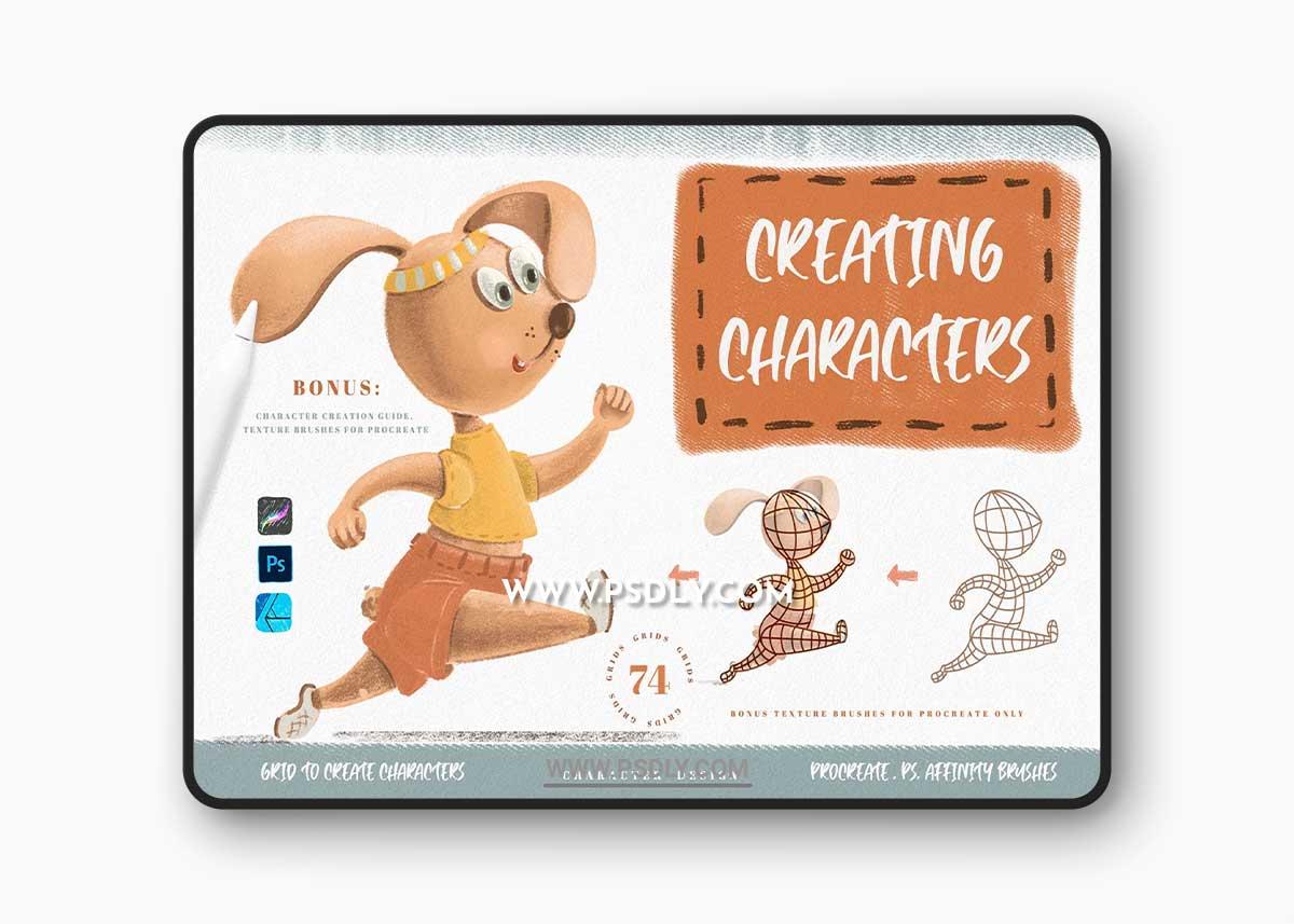 CreativeMarket - Grids for Creating Cute Characters 4872093