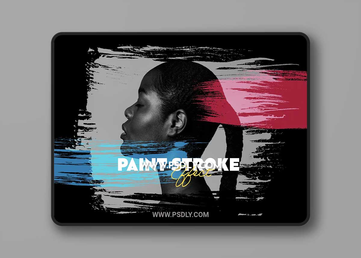 CreativeMarket - Paint Stroke Photo Effect 7158004