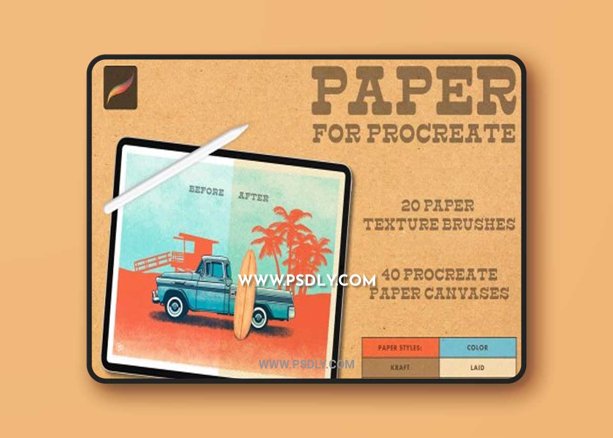 CreativeMarket - Paper for Procreate 6688389