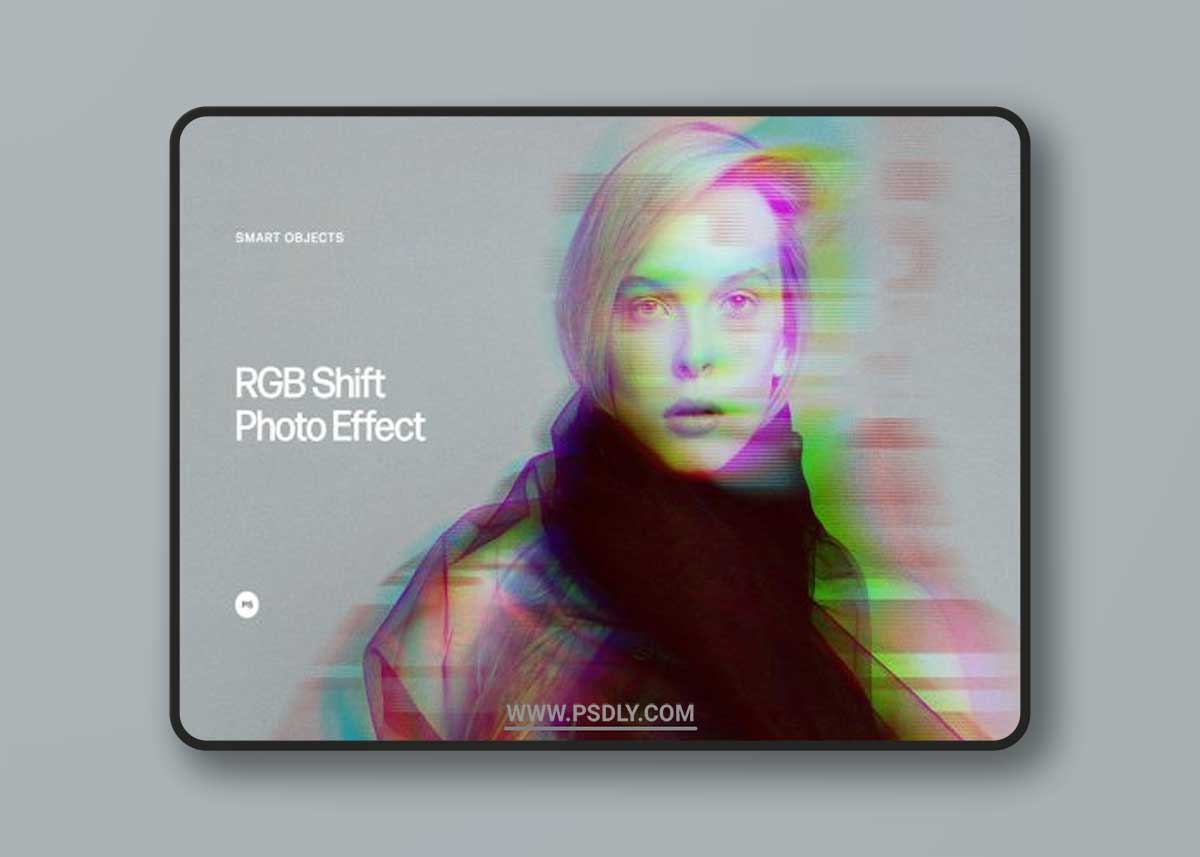 CreativeMarket - RGB Shift Photo Effect 6974337