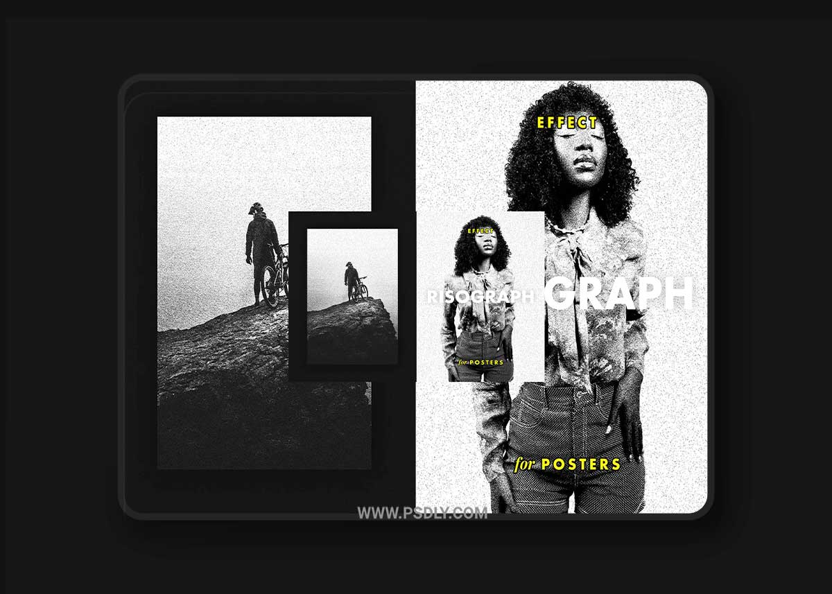 CreativeMarket - Risograph Grain Effect for Posters