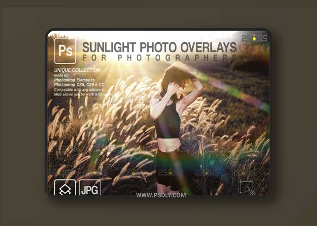 CreativeMarket - Sunlight Photoshop overlay 6963650