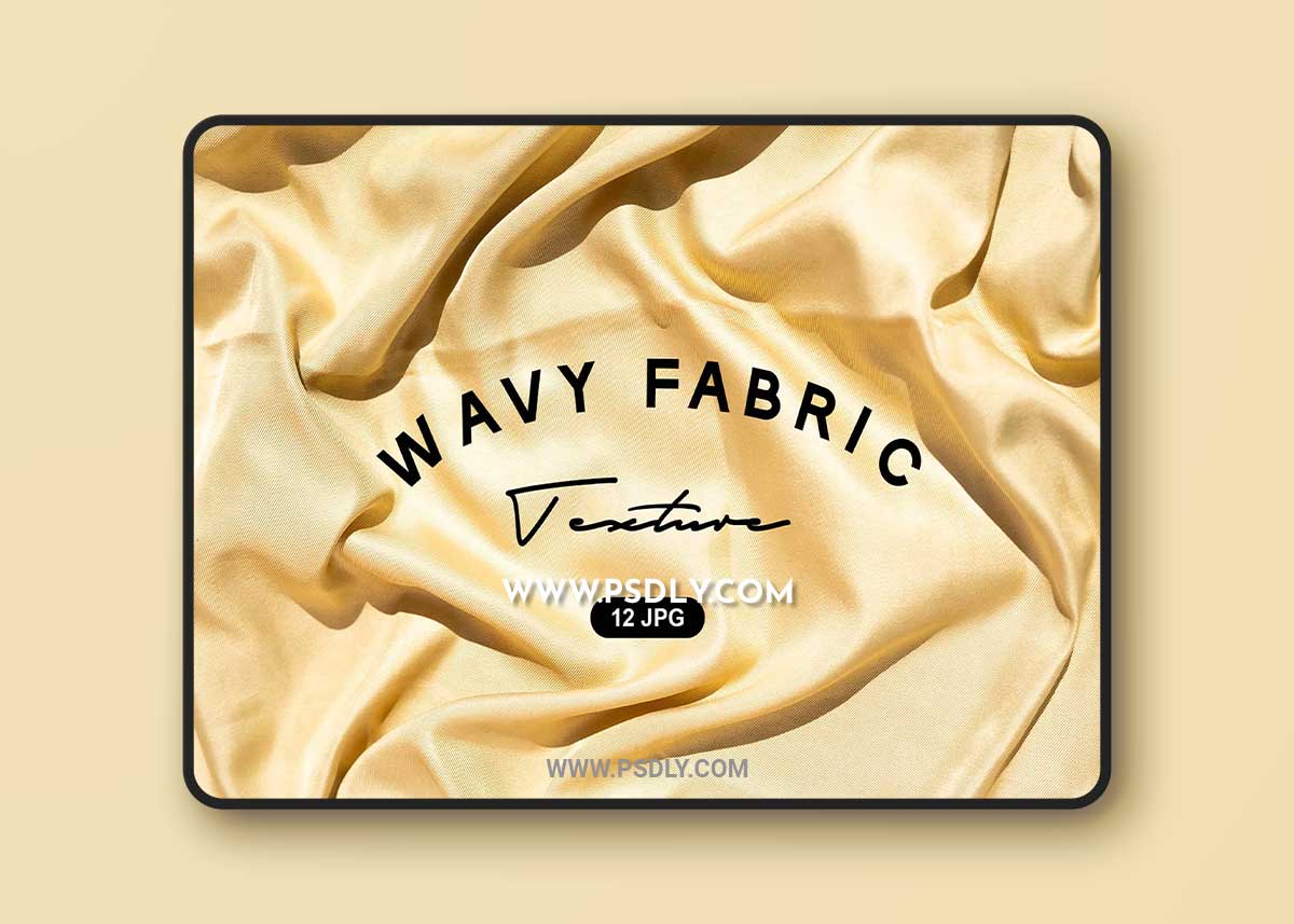 CreativeMarket - Wavy Fabric Texture Background 6098943