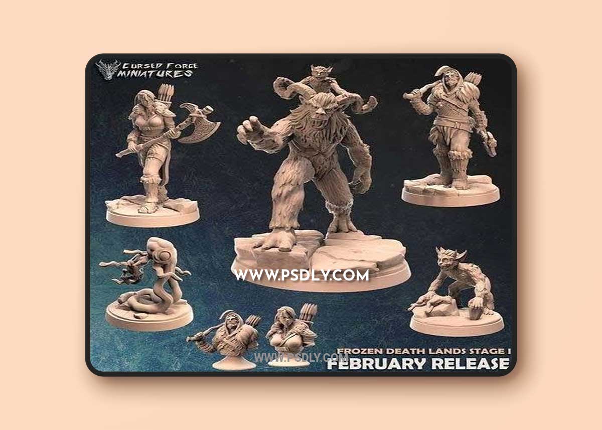 Cursed Forge Miniatures February 2021 3D Printable