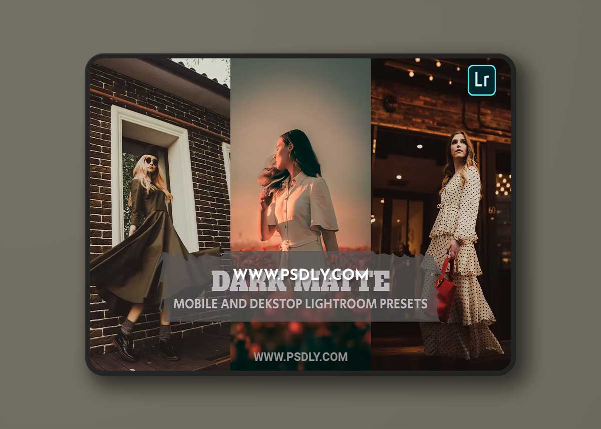 Dark Matte Lightroom Presets Dekstop and Mobile