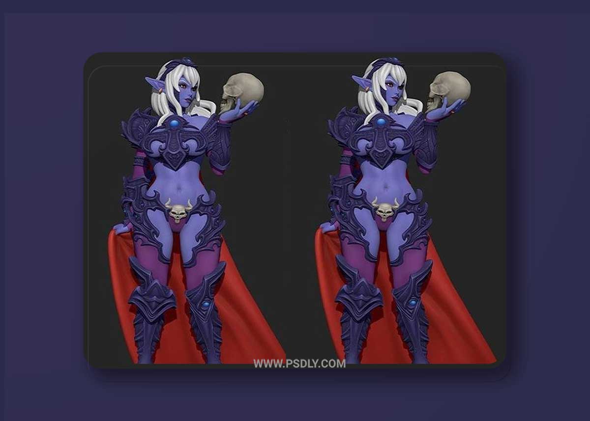 Dark Queen Syx 3D Printable