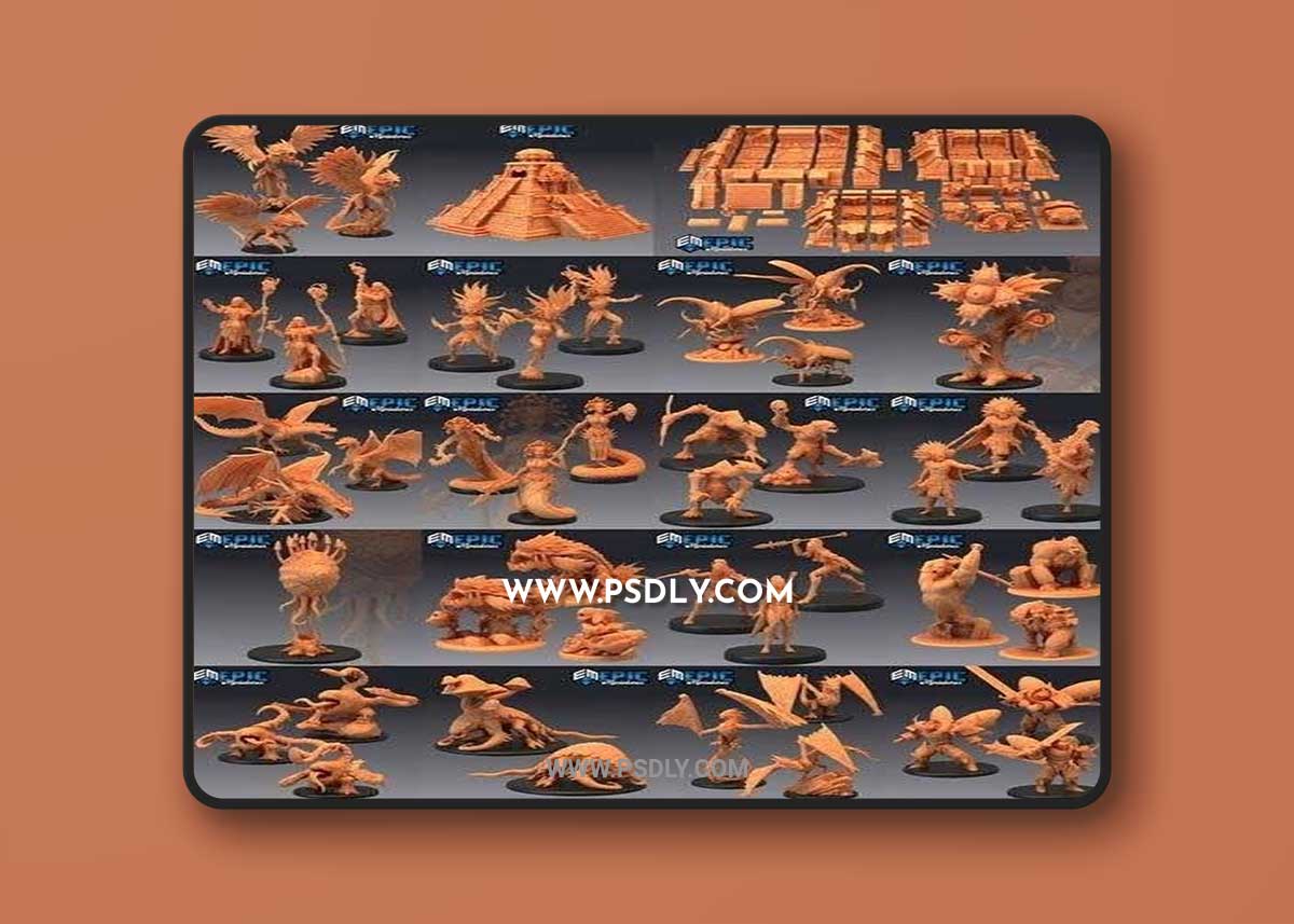 Epic Minis - Cannibal Jungle 3D Printable