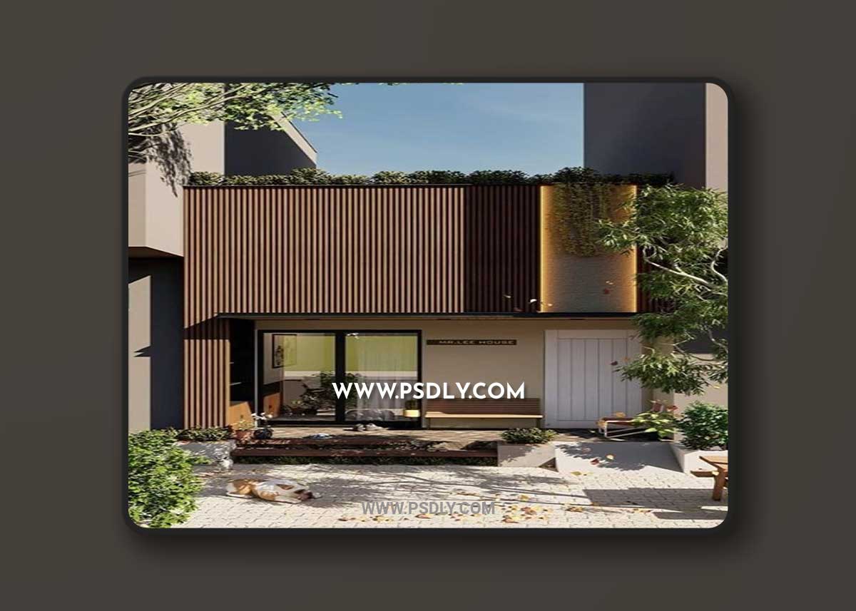 Exterior Scene for Sketchup By DhanyA Sketsa