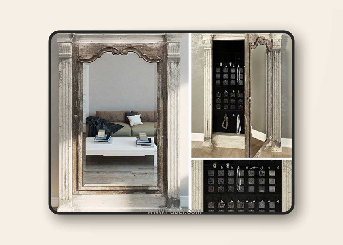 Floor mirror Hooker furniture 3D Model