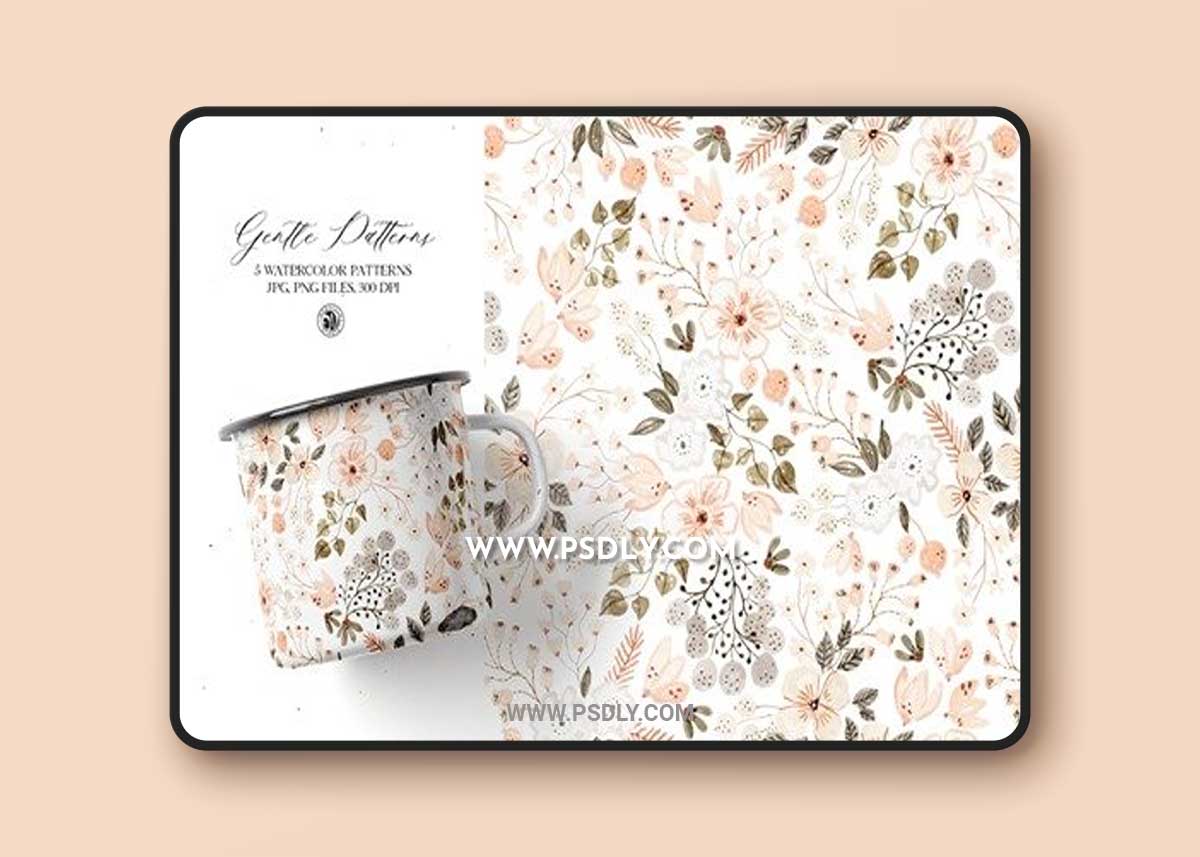 Gentle Patterns Watercolor Set