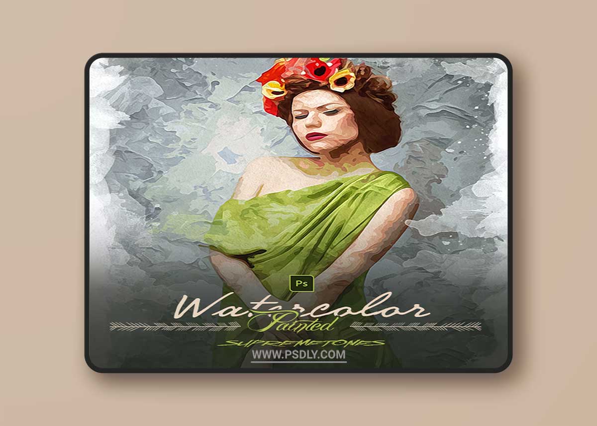 GraphicRiver - Watercolor Painter Photoshop Action 37117186