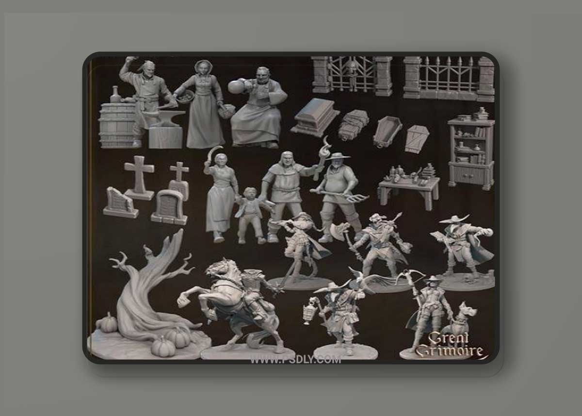 Great Grimoire - Welcome pack 3D Model