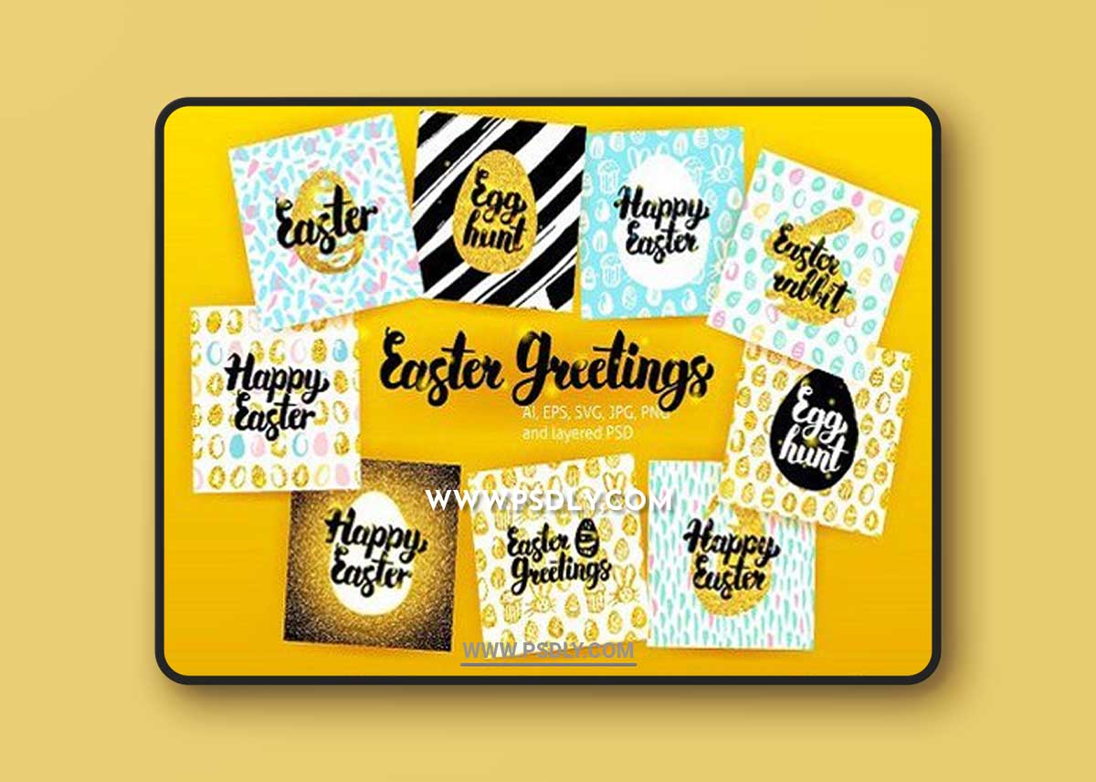 Happy Easter Postcards