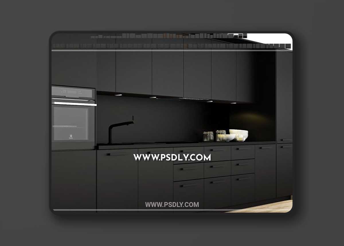 Ikea Kitchen Kungsbacka method 3D Models