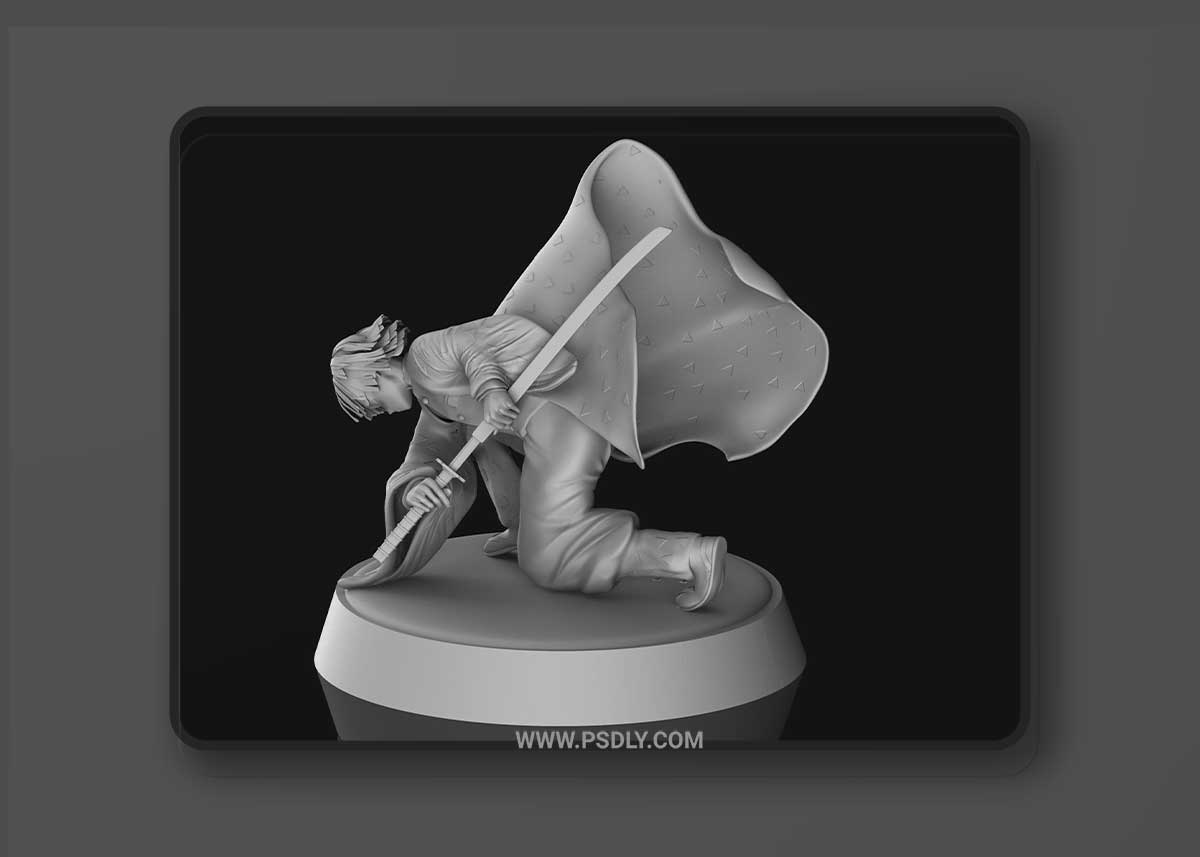 Kimetsu no Yaiba - Zenitsu 3D Printable