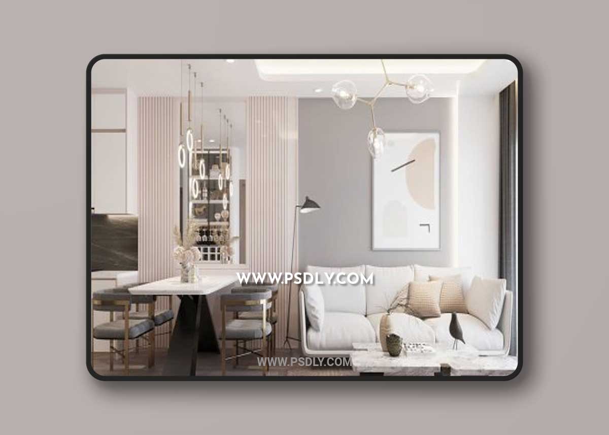 Livingroom Scene By Phuong Viet 3D Model