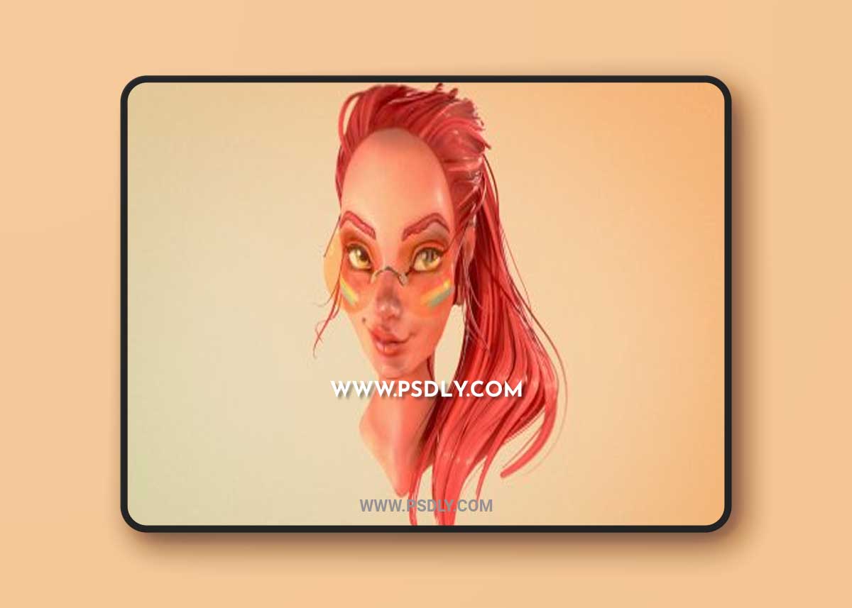 Loish Portrait – ART 3D Model