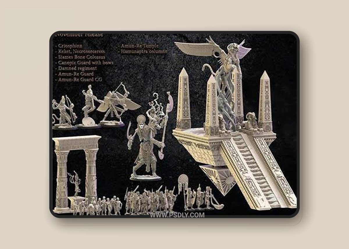 Lost Kingdom Miniatures November 2021 3D Printable