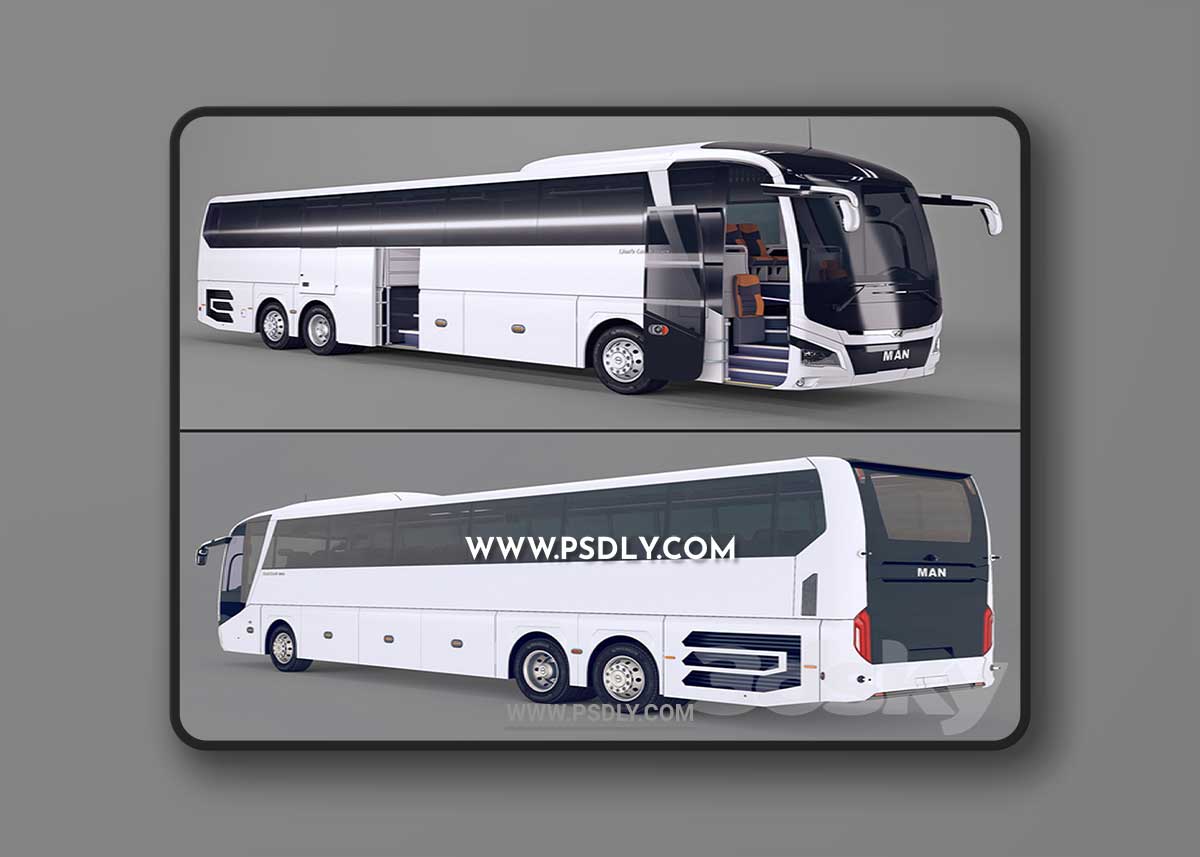 MAN Lion's coach L R08 2018 3D Model