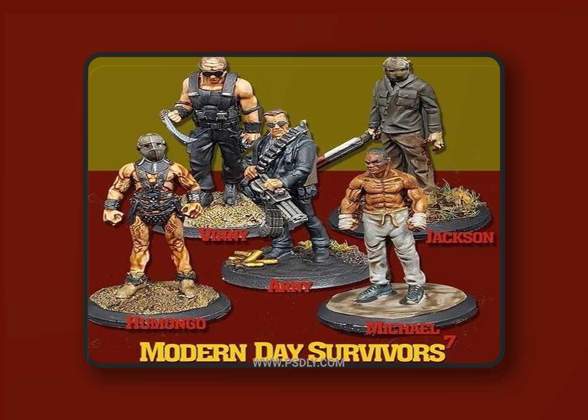 Modern Day Survivors Series 07 3D Printable