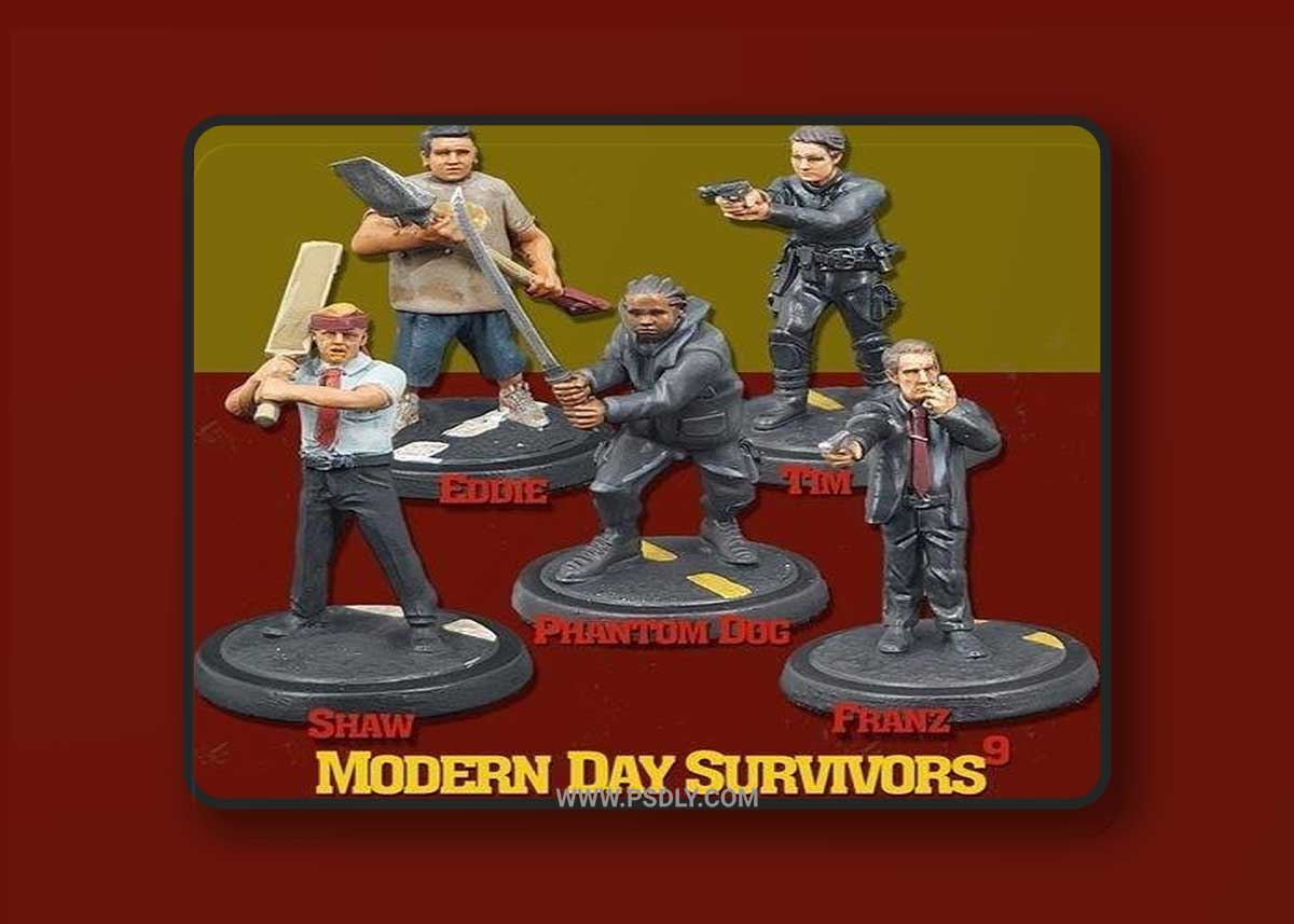 Modern Day Survivors Series 09 3D Printable