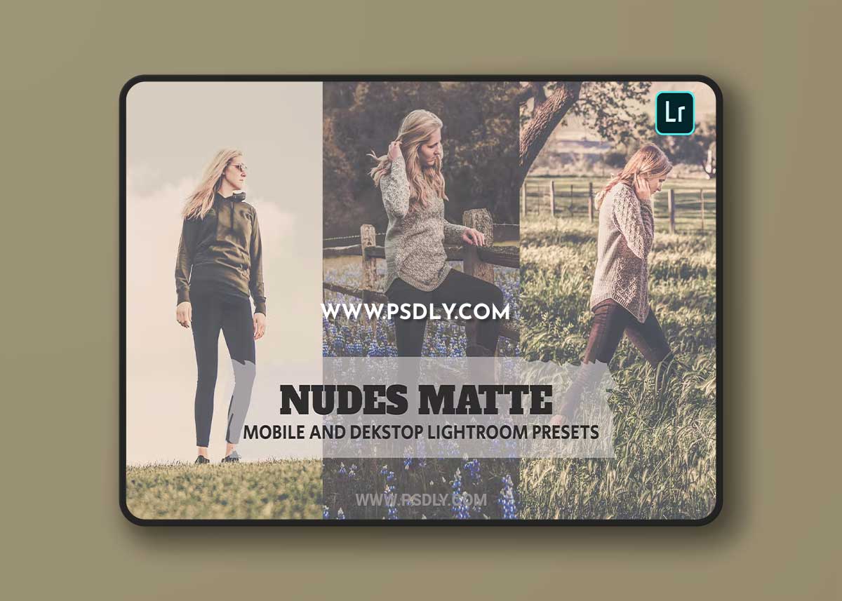 Nudes Matte Lightroom Presets Dekstop and Mobile