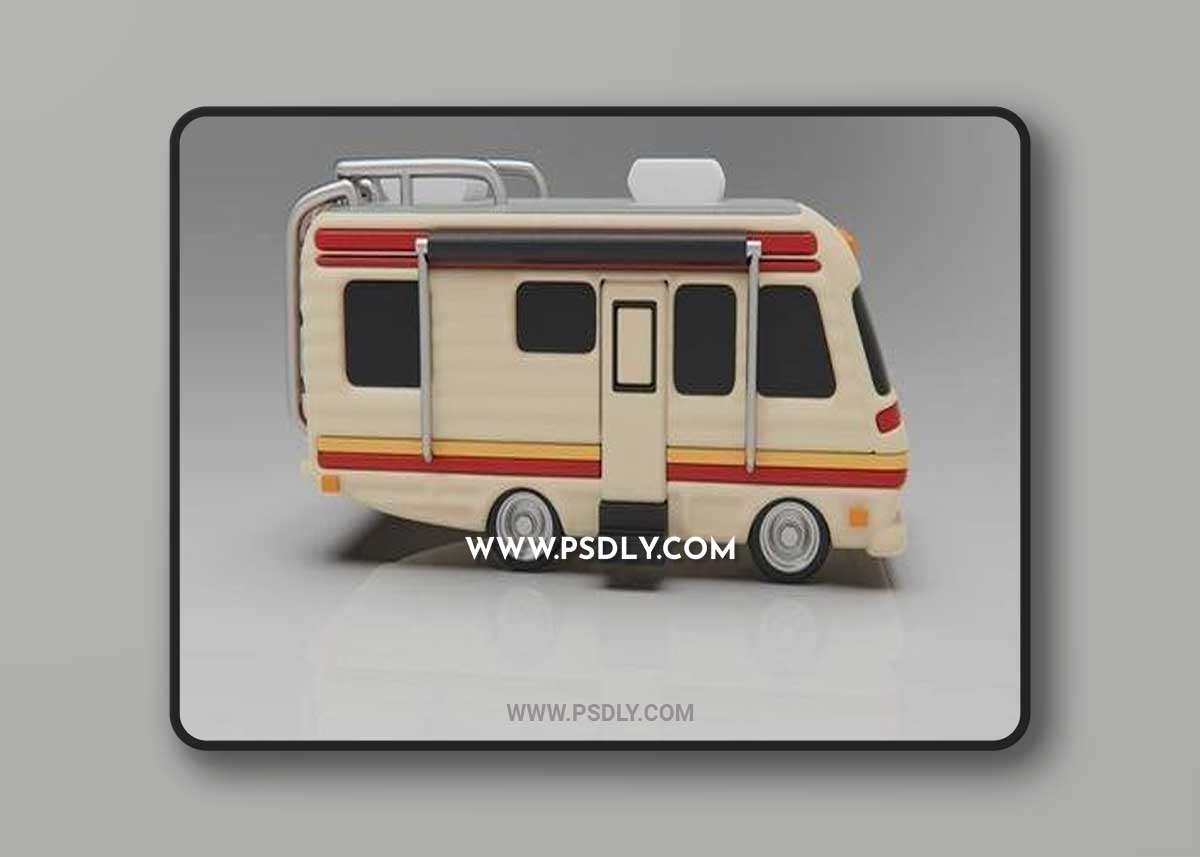 PlaKit Breaking Bad The Crystal Ship 3D Model