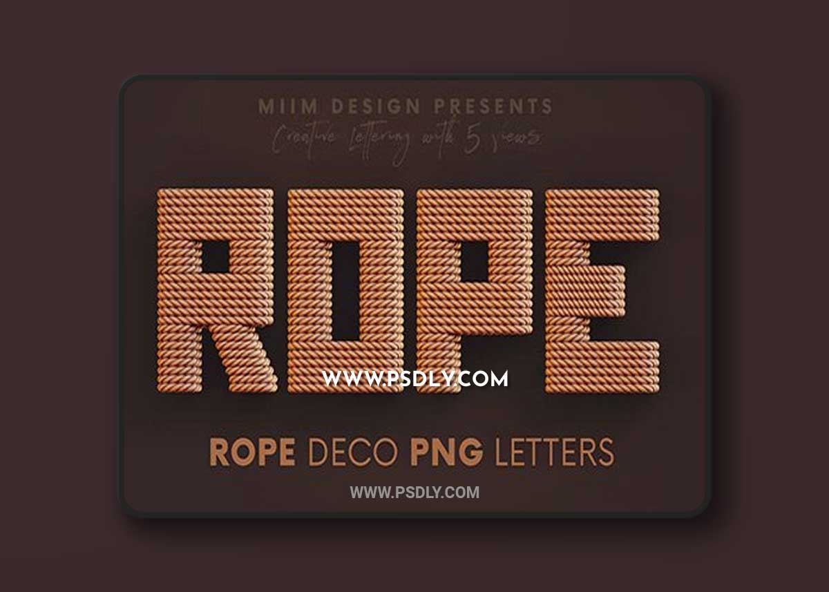 Rope Deco - 3D Lettering