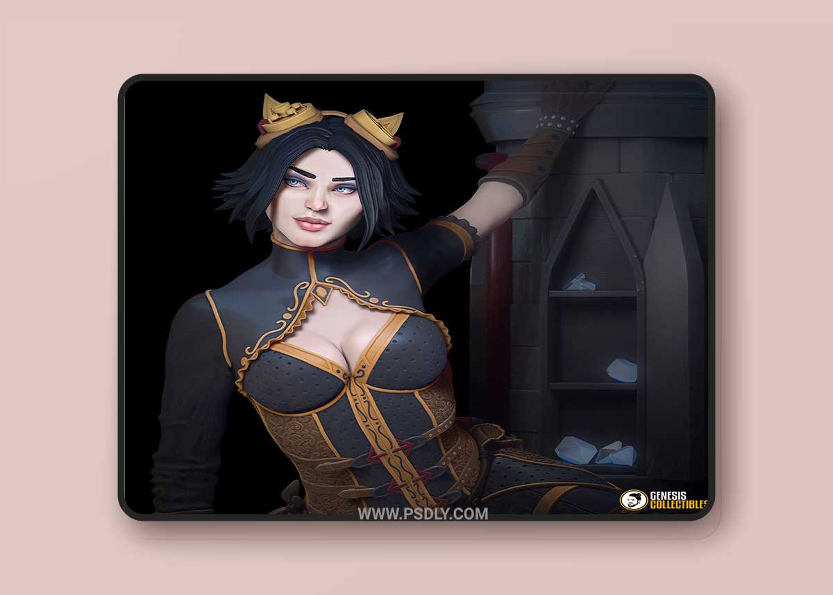 Steampunk Catwoman 3D Model