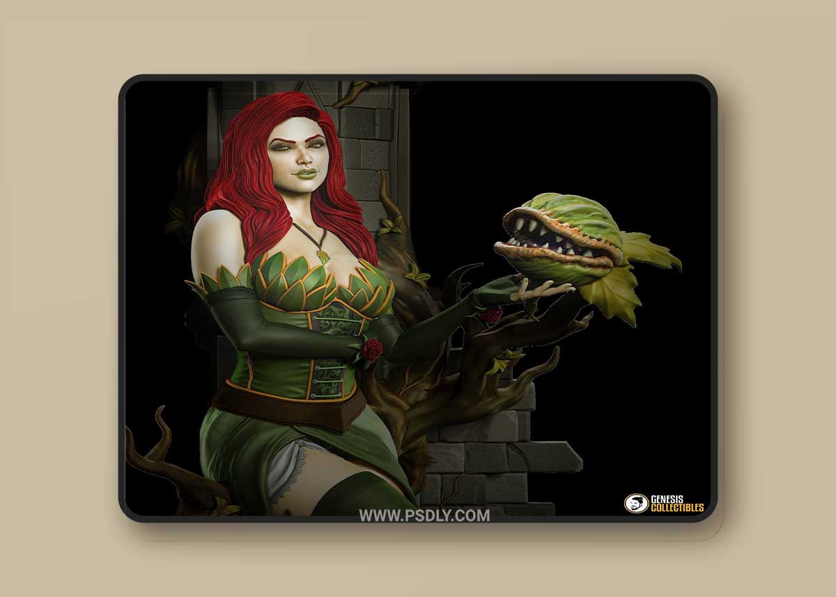 Steampunk Poison Ivy 3D Model