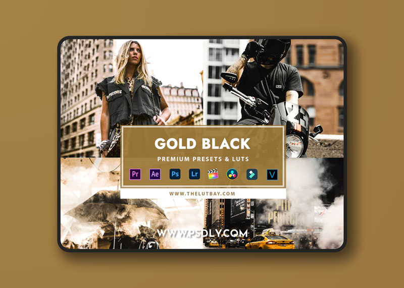 Thelutbay GOLD BLACK