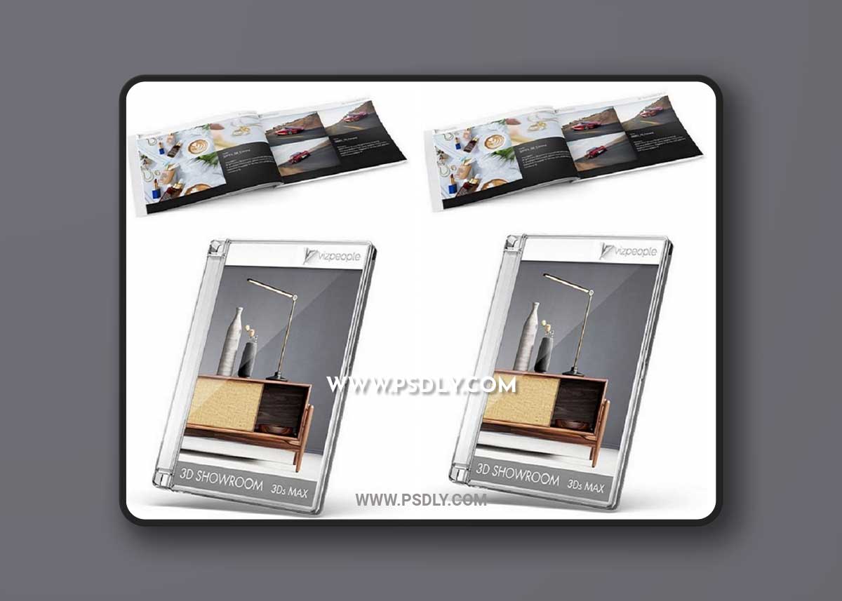 VIZ-PEOPLE Showroom for 3ds MAX 3D Model