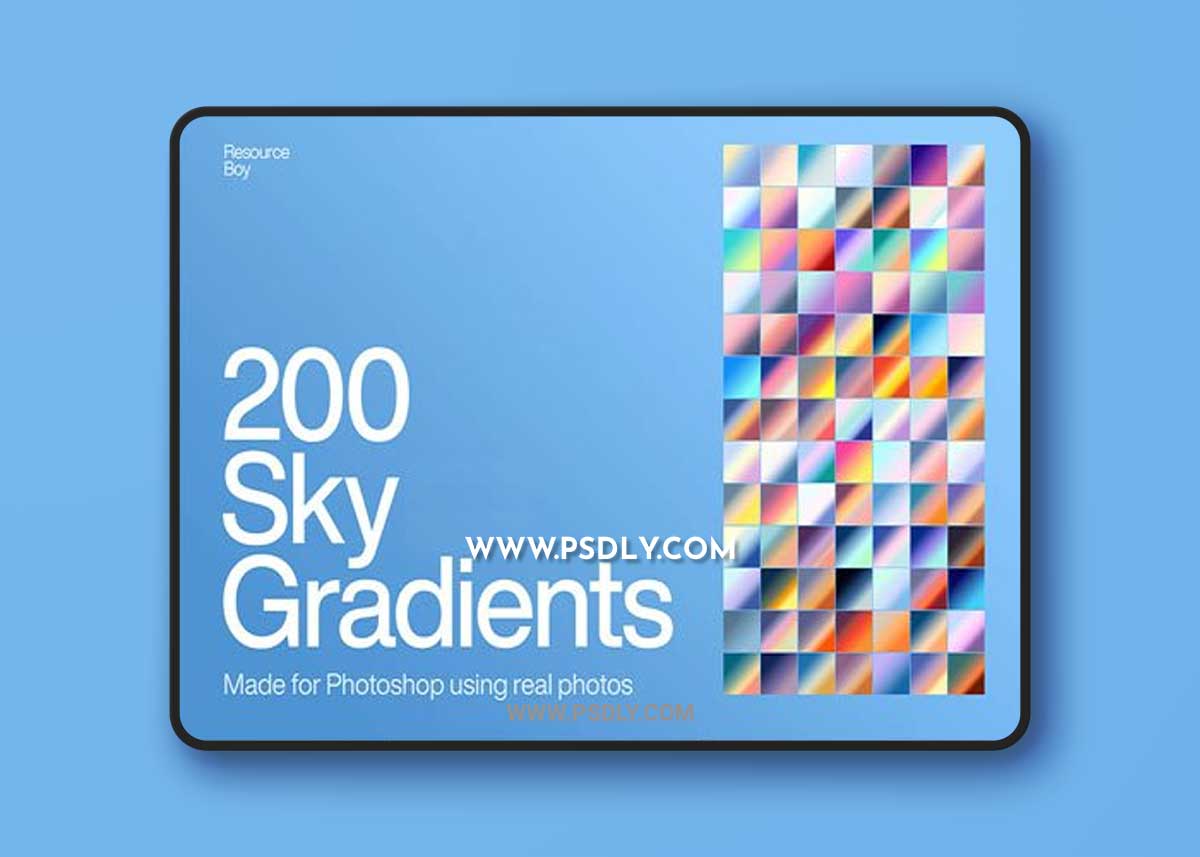 200 Sky Gradients for Photoshop