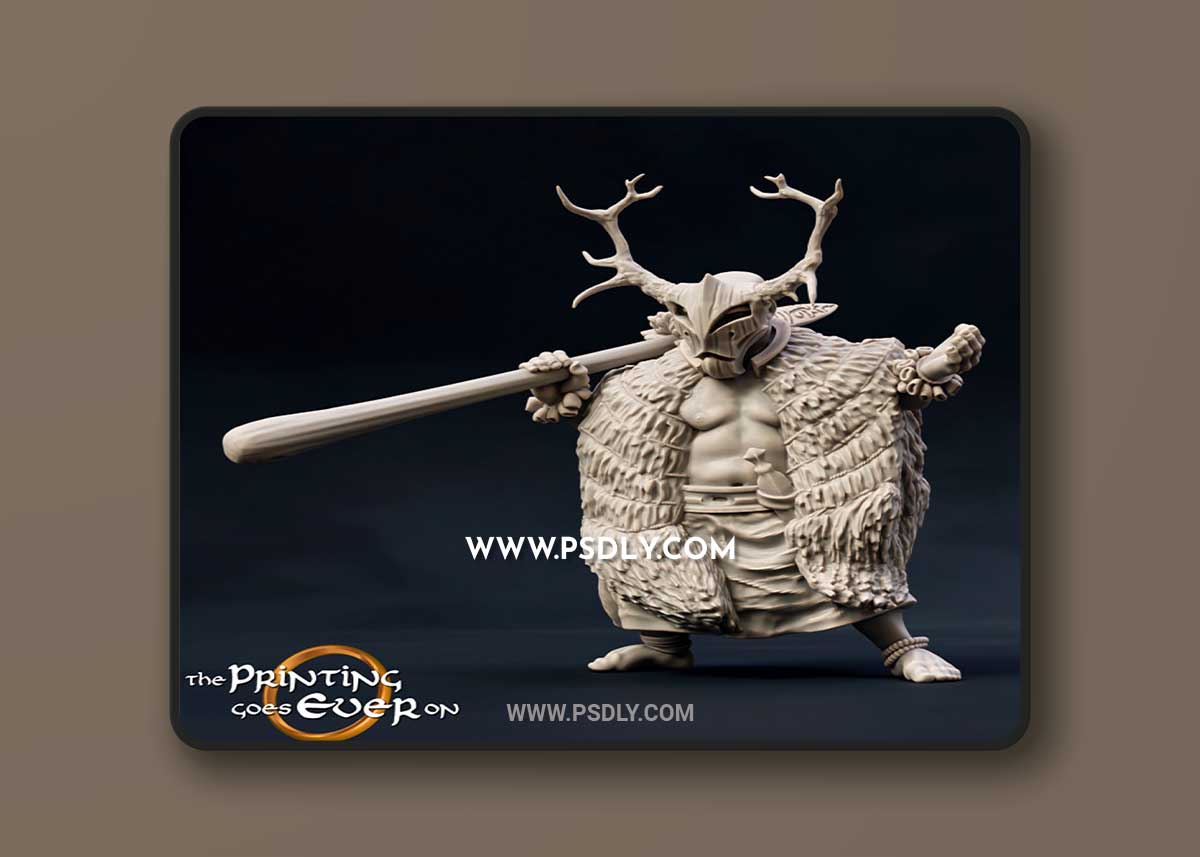 3D Print Model Woodwose Beastmaster