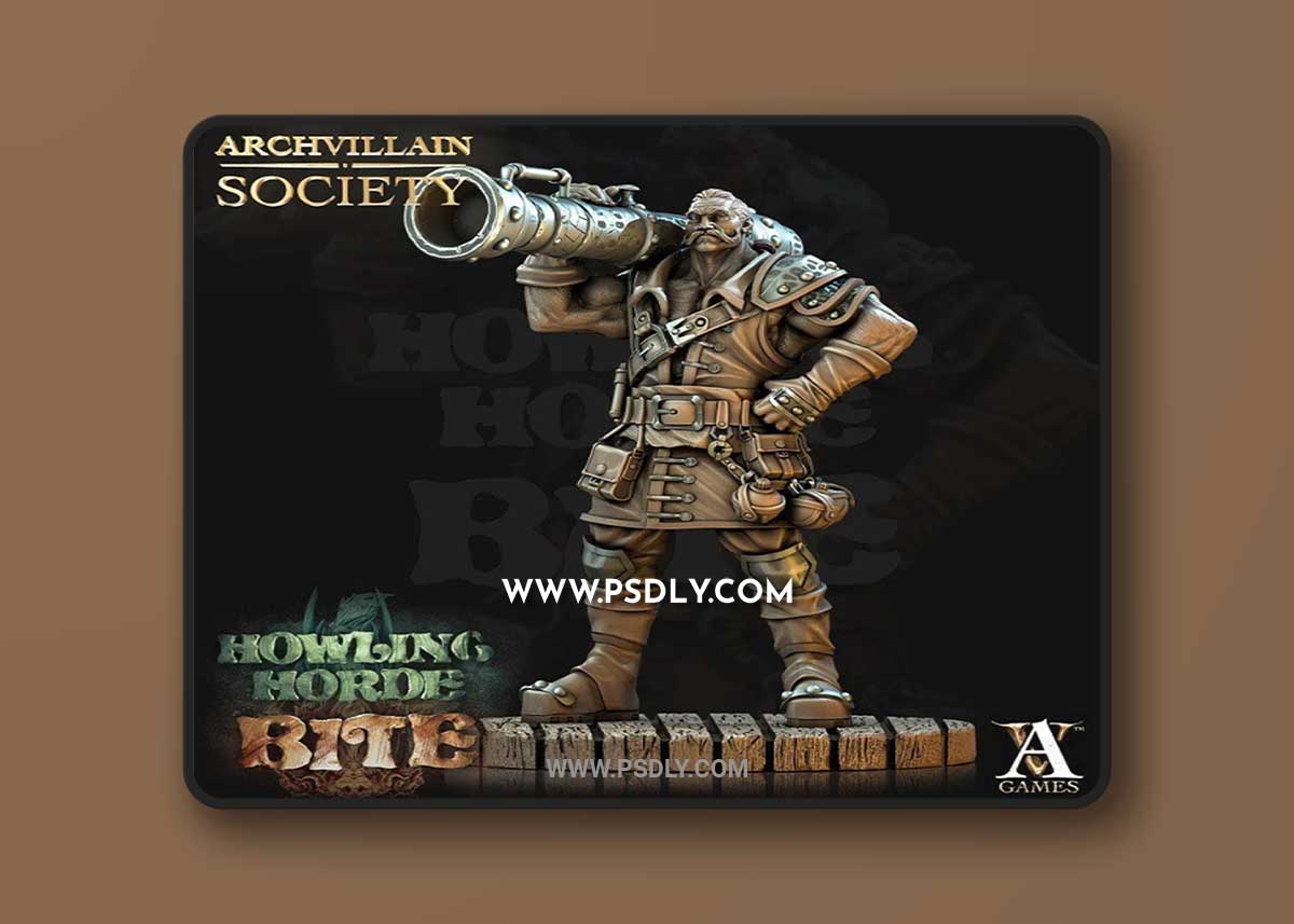 3D Print Models Bayard Ironblast - Giantblood Saboteur