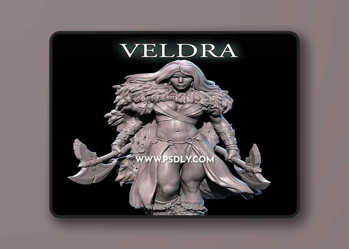 3D Print Models Veldra The Barbarian