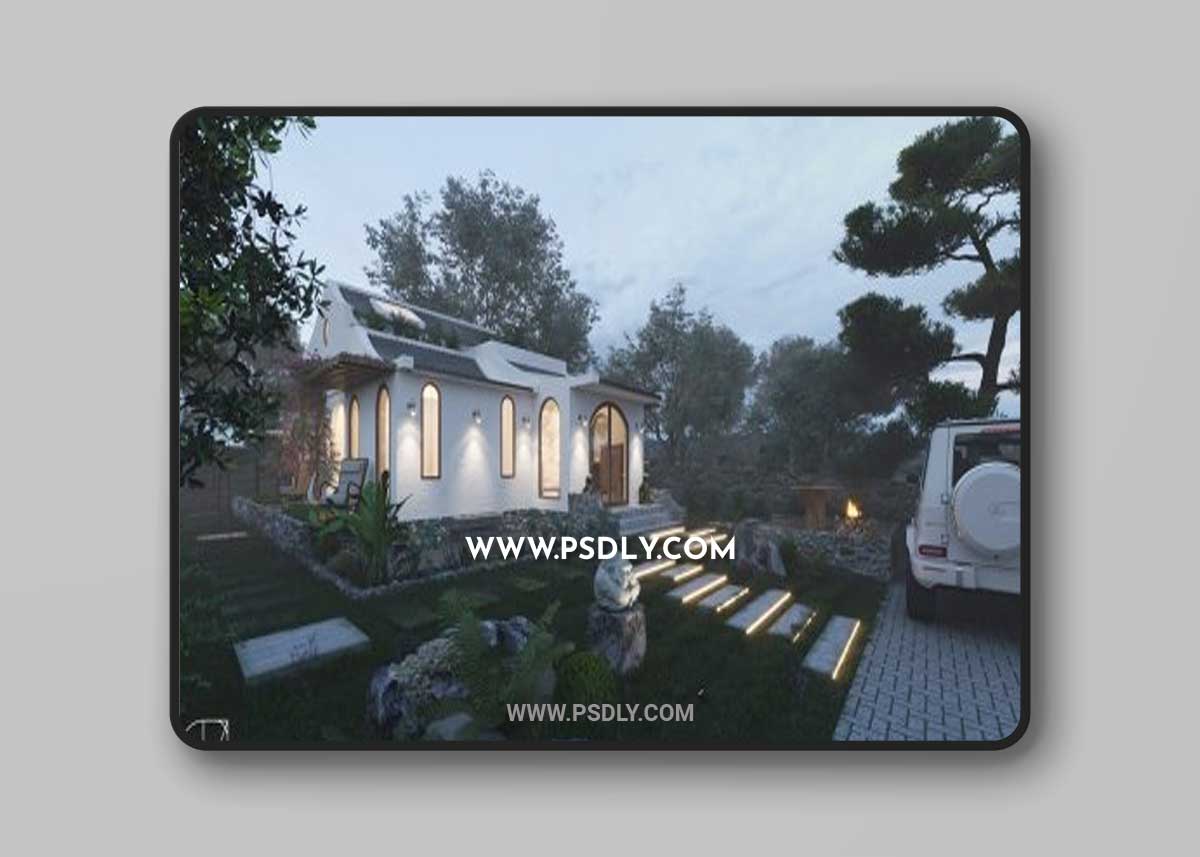 3D Villa Exterior by Tran Trung Hieu