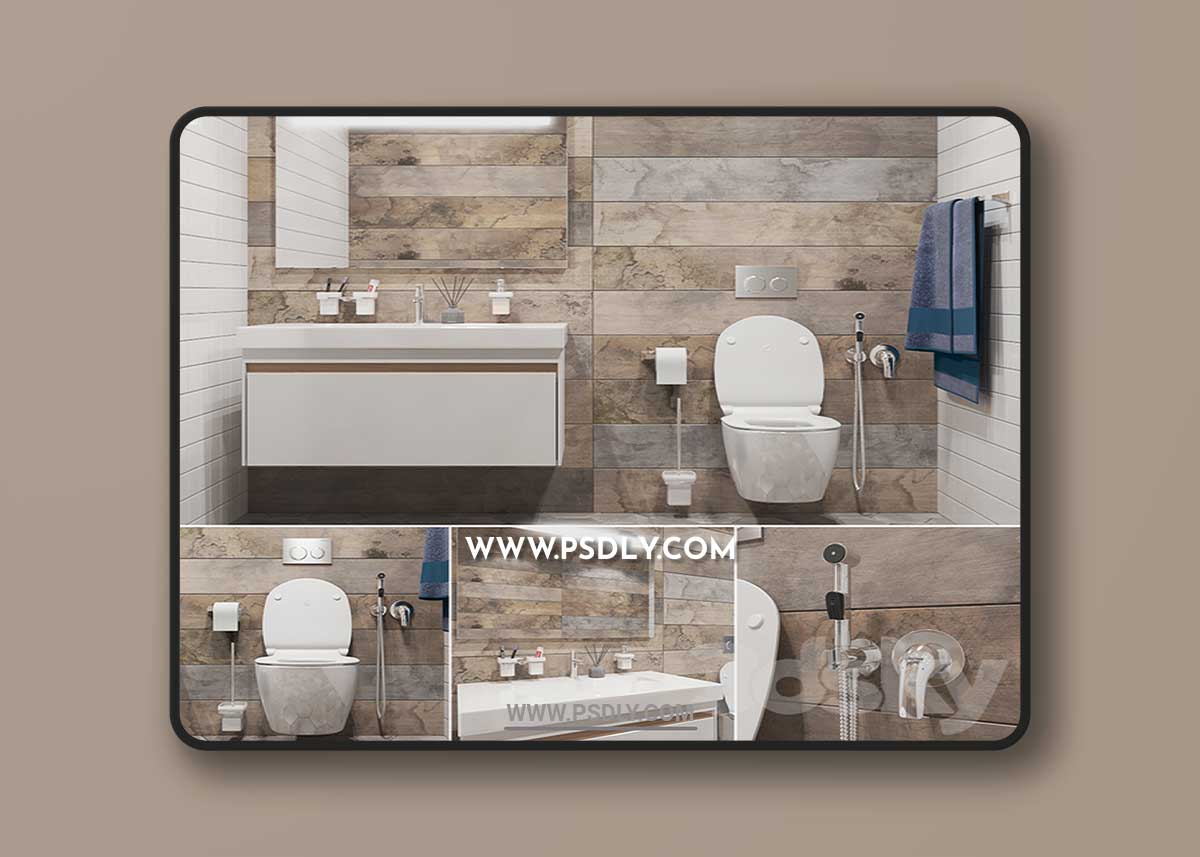 Bathroom set part 1 3D Model