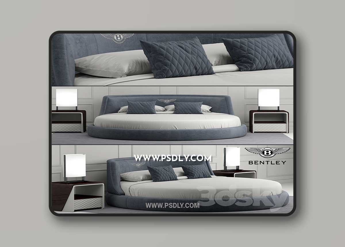 Bed bentley avebury bed 3D Model
