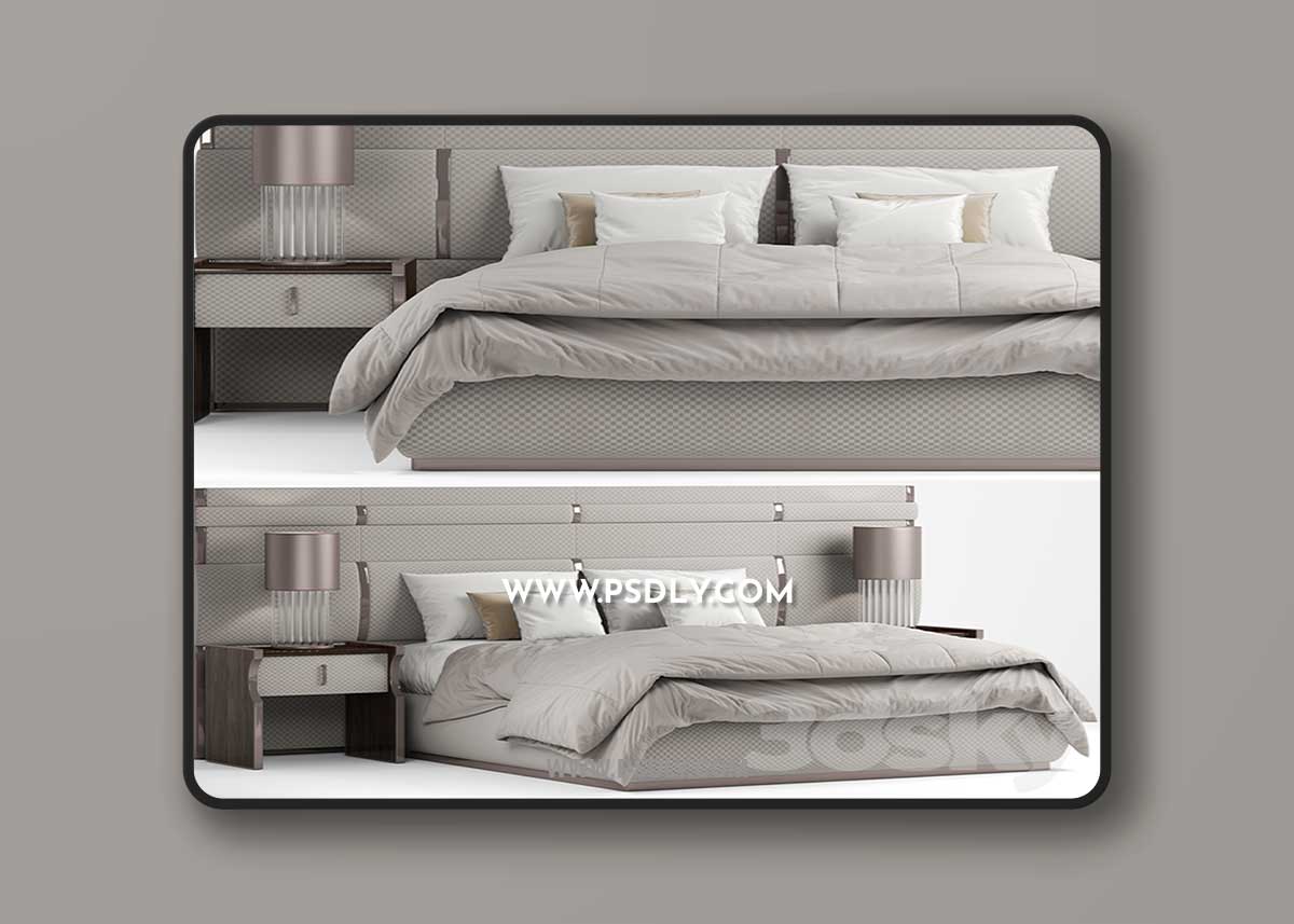 Bed capitalcollection trilogy 3D Model