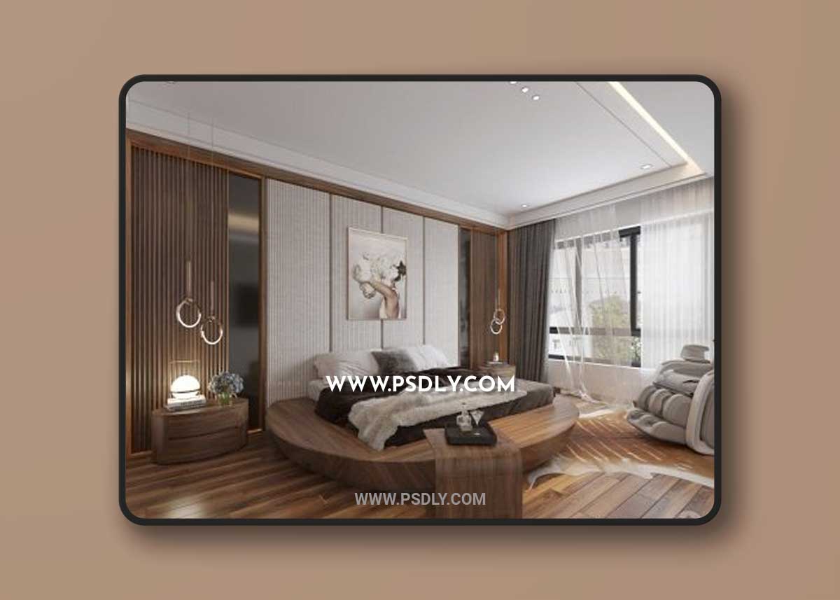 Bedroom by Hoang Tuan 3D Model