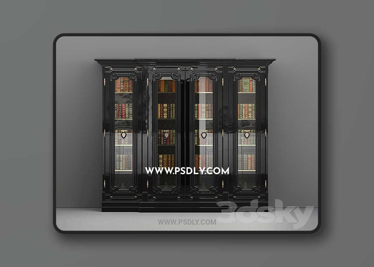 Bookcase Visionnaire - Windsor 3D Model