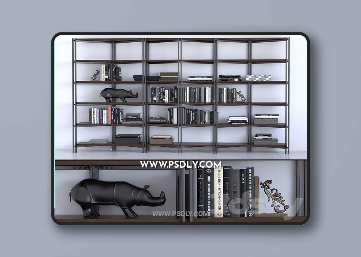 Cattelan Italia Bookcase Hudson 3D Model