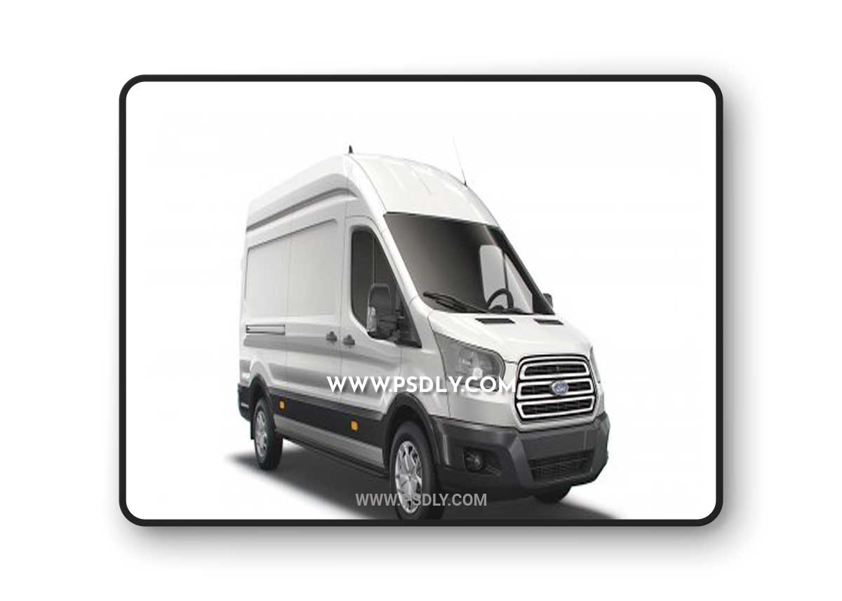 Cgtrader - Ford Transit Van L3H3 2018 3D Model