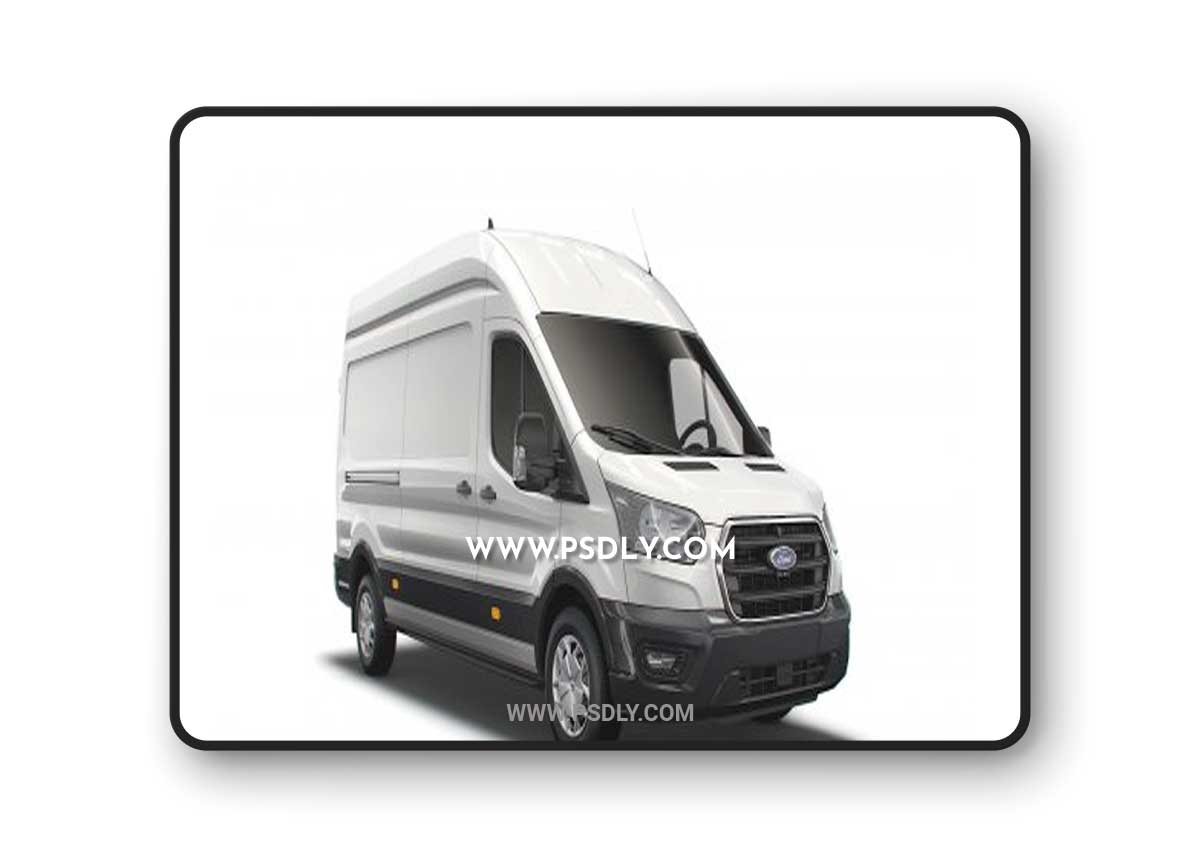 Cgtrader - Ford Transit Van L3H3 Trend 2021 3D model