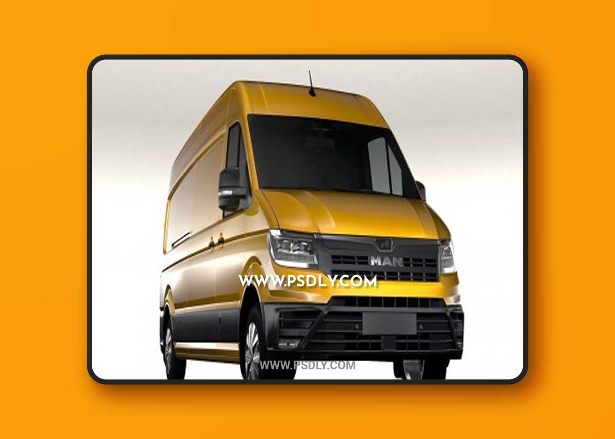 Cgtrader - MAN TGE Van L3H2 2017 3D Model