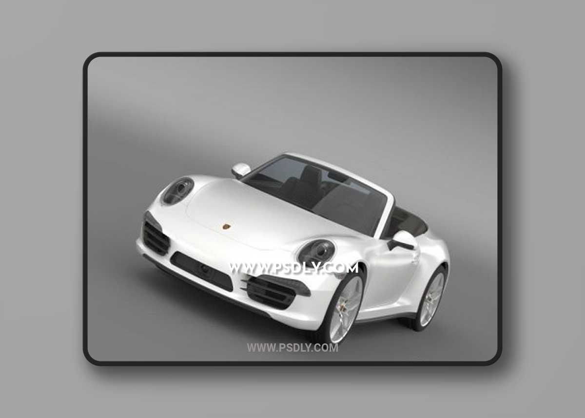 Cgtrader - Porsche 911 Carerra 4S Cabrio 2013