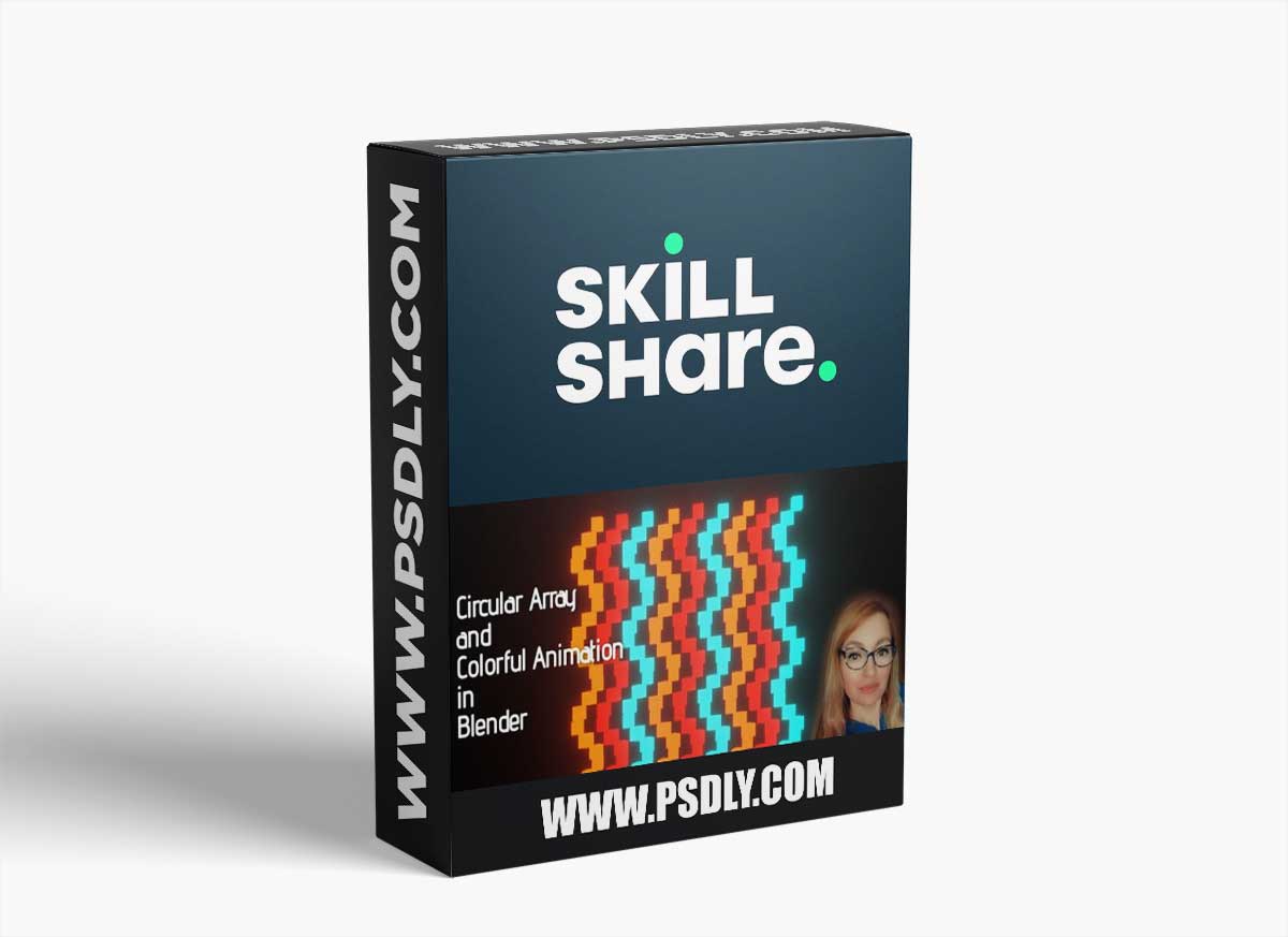 Circular Array and Colorful Animation in Blender