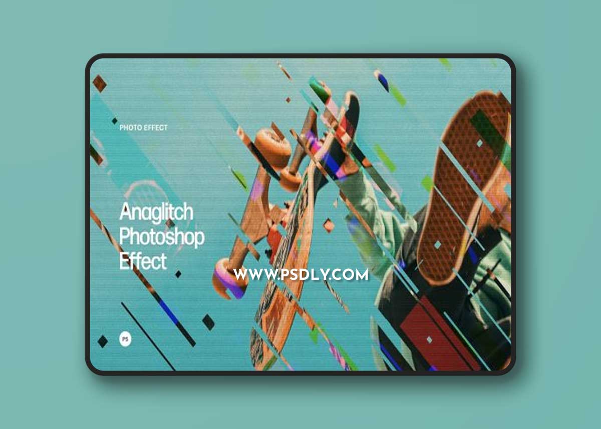 CreativeMarket - Anaglitch Photoshop Effect 7190981